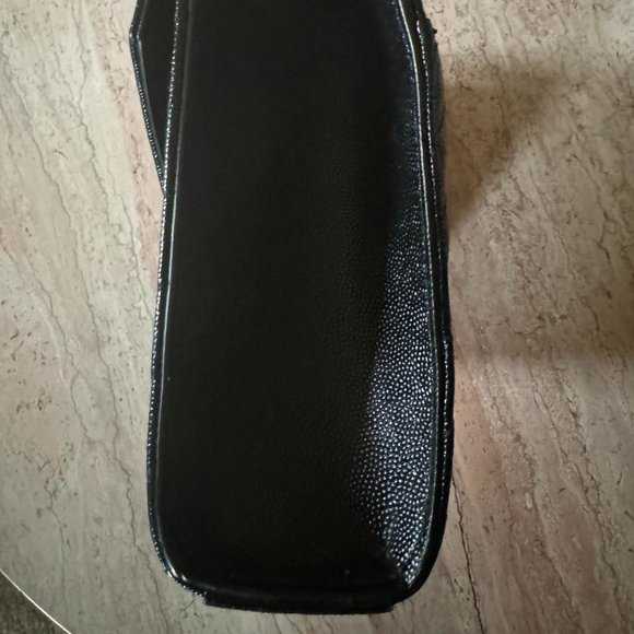 New GENUINE YSL Medium Grain De Poudre Matelasse Chevron Monogram Satchel Bag - Picture 11 of 16